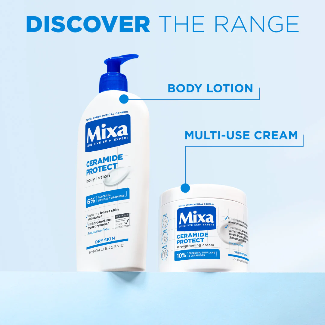 Mixa Ceramide Protect Body Lotion For Dry, Very Dry and Sensitive Skin - Image 8