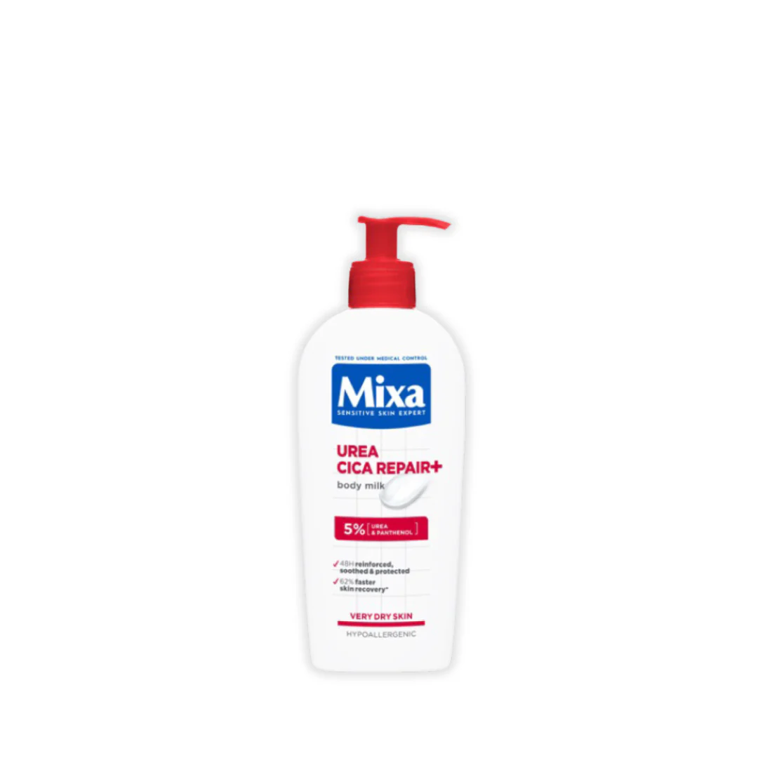 Mixa Urea Cica Repair Body Lotion For Keratosis Pilaris, Dry Rough Fragile Skin & Tiny Reddish Bumps