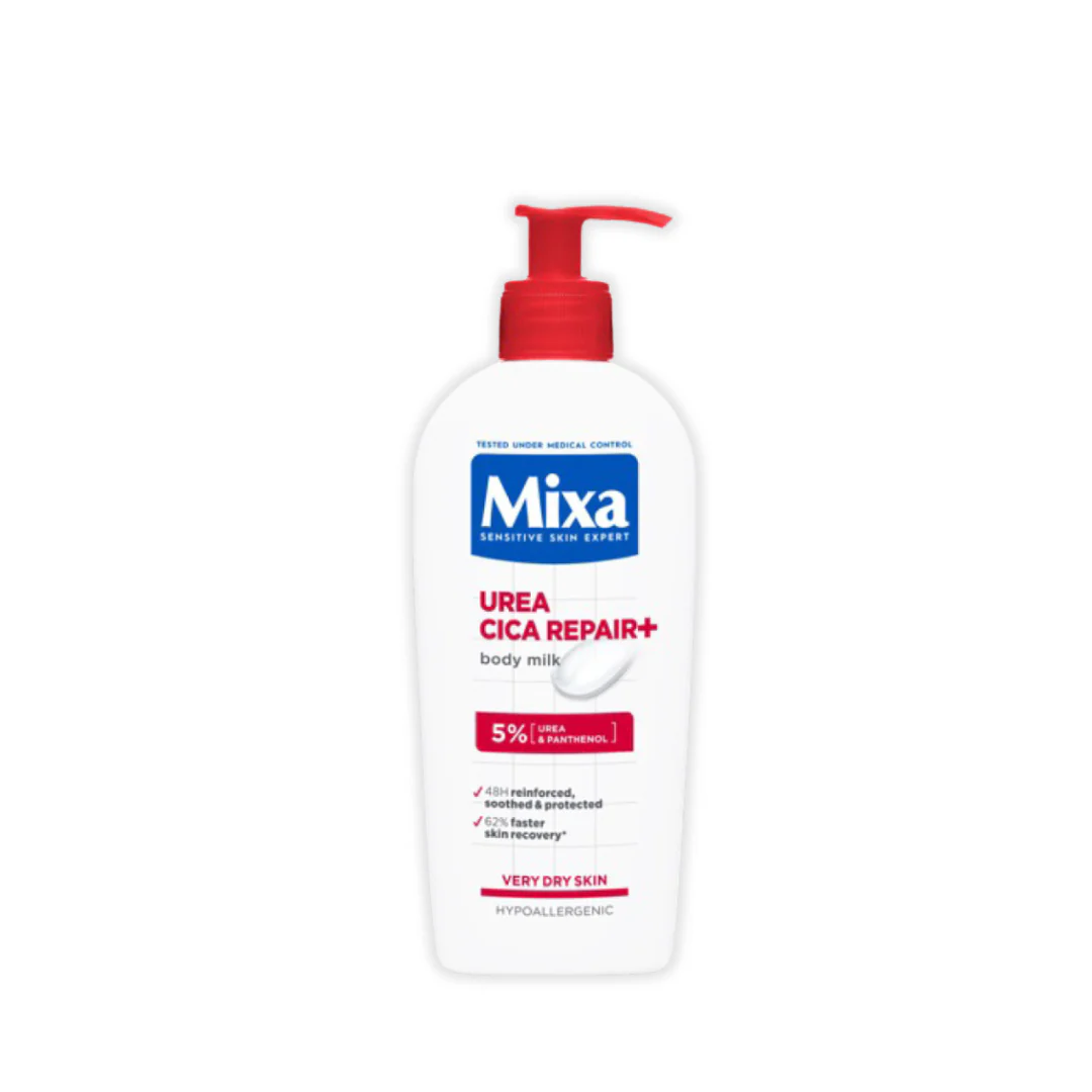 Mixa Urea Cica Repair Body Lotion For Keratosis Pilaris Skin, Dry Rough Skin & Tiny Reddish Bumps