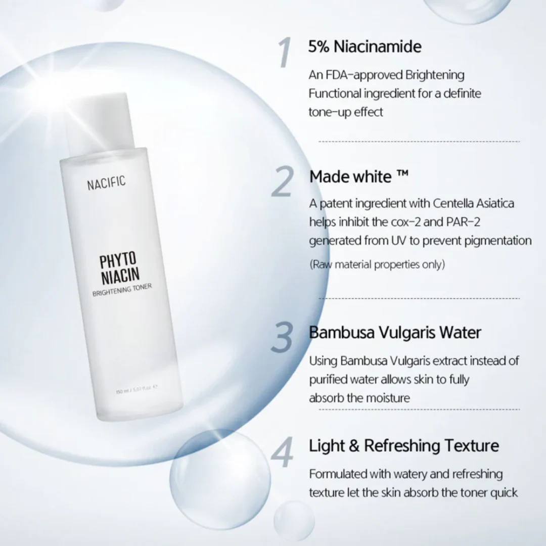 Nacific Niacin Brightening Toner 150ml - Image 3