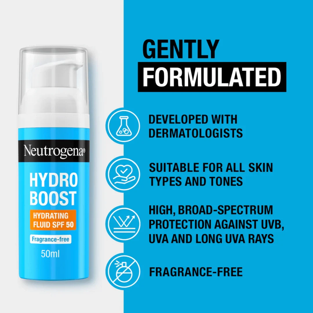 Neutrogena Hydro Boost Fluid SPF50 50ml - Image 3
