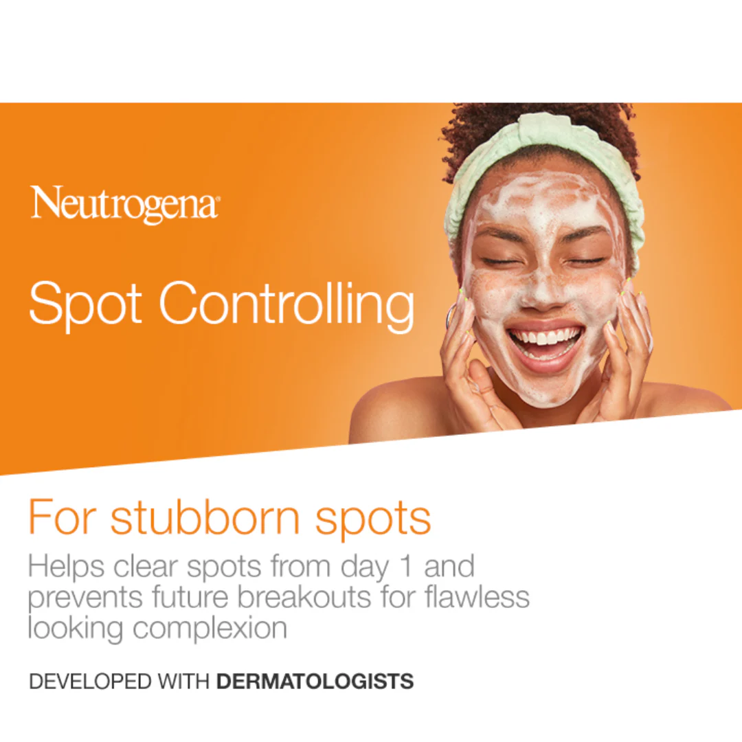 Neutrogena Visibly Clear Oil-free Spot Controlling Facial Wash - Image 4