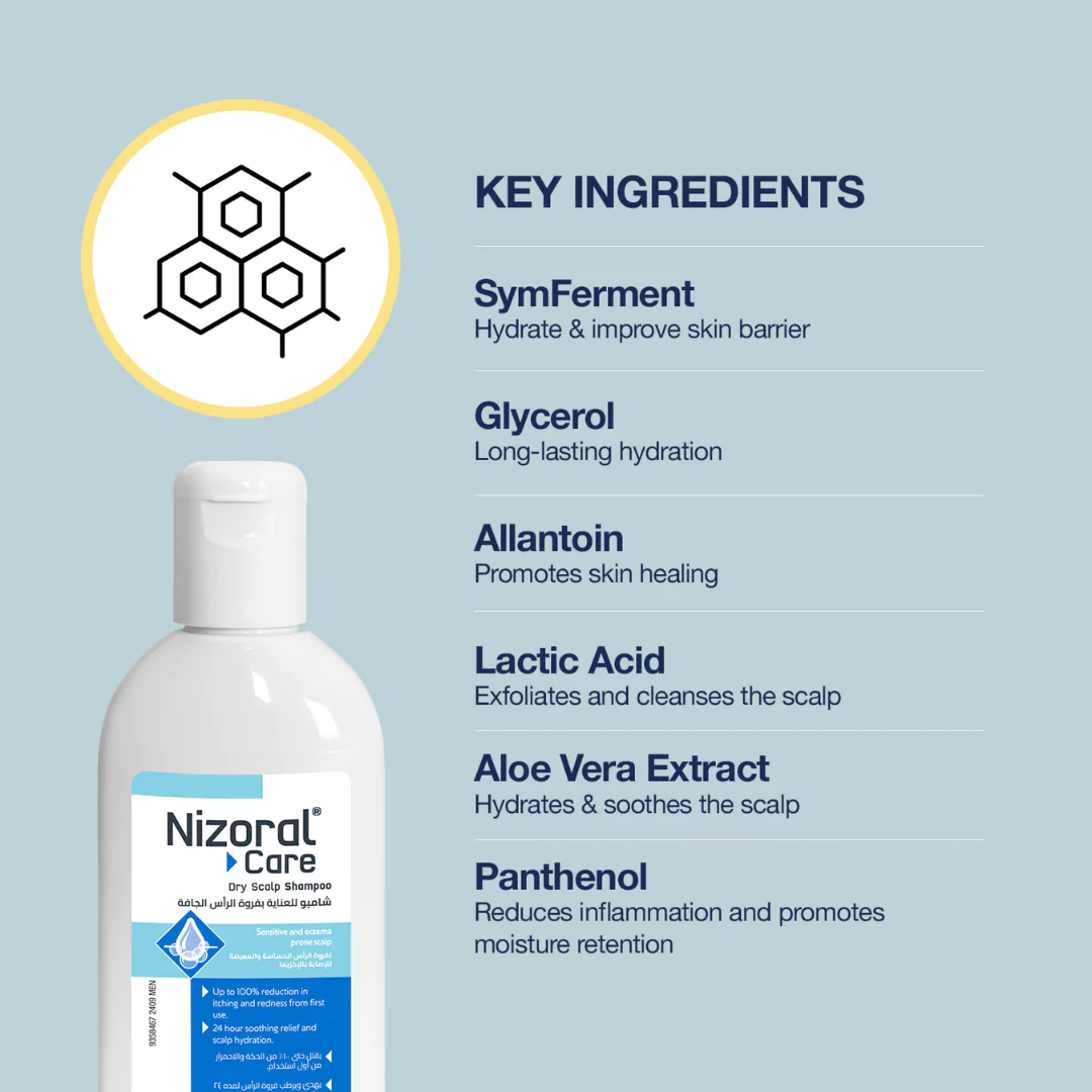 Nizoral Care Dry And Sensitive Scalp Shampoo Men - Image 6