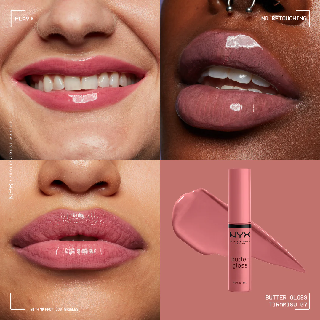 NYX Professional Makeup Butter Gloss, Non-Sticky Lip Gloss, Buttery Soft, Silky Smooth and Creamy, Sheer to Medium Coverage - Image 10