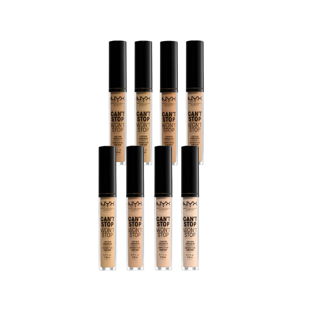 NYX Professional Makeup Can't Stop Won't Stop Contour Concealer, 24H Full Coverage Matte Finish - Image 2