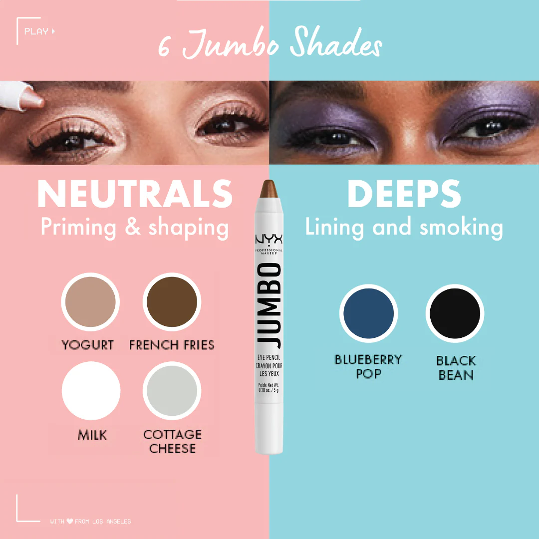 NYX Professional Makeup Jumbo Eye Pencil, Eyeshadow & Eyeliner Pencil - Image 5