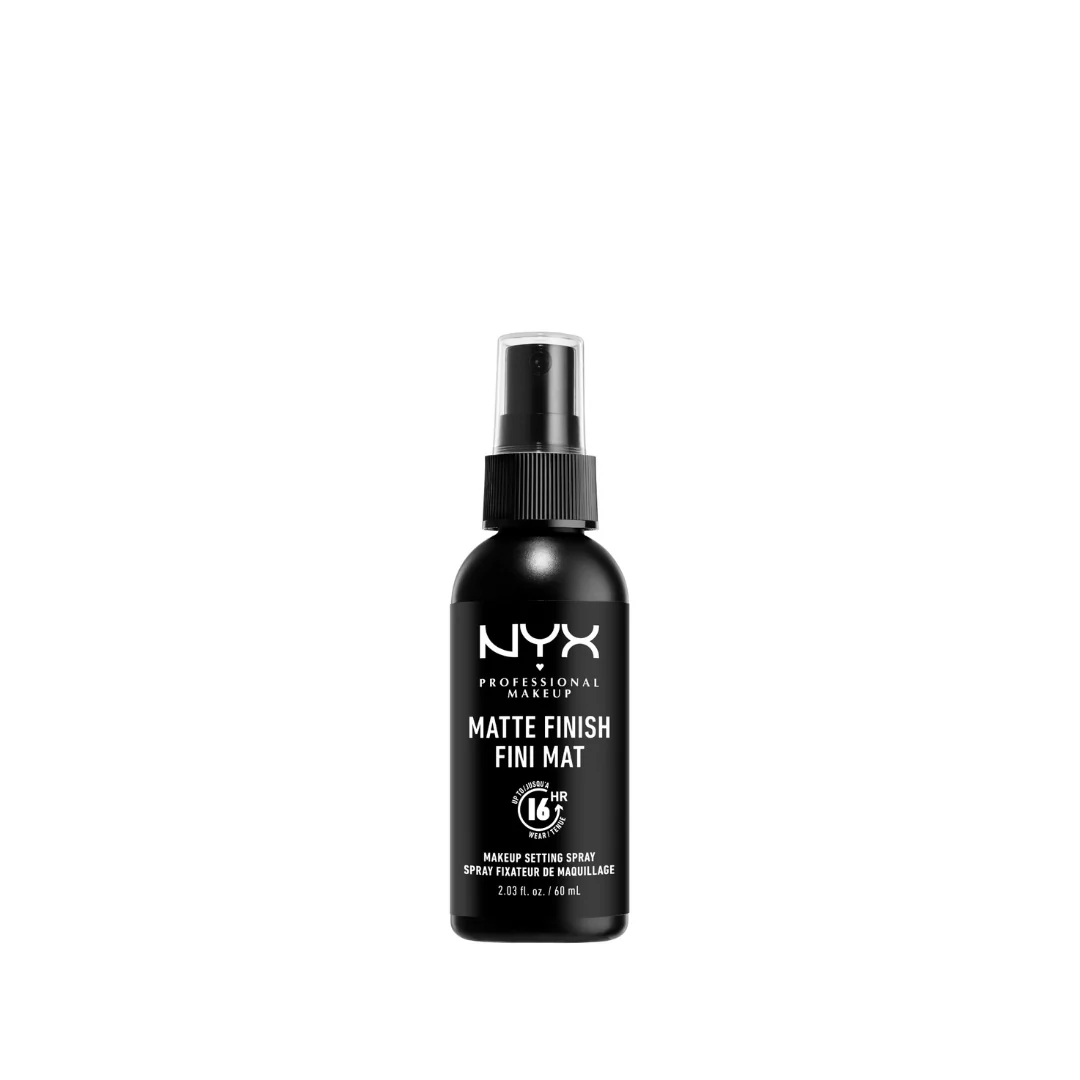 NYX Professional Makeup Setting Spray - Matte Finish, Lightweight, Long-Lasting, Extends Makeup Wear Up to 16 hours, Vegan and Cruelty Free Formula, 60ml