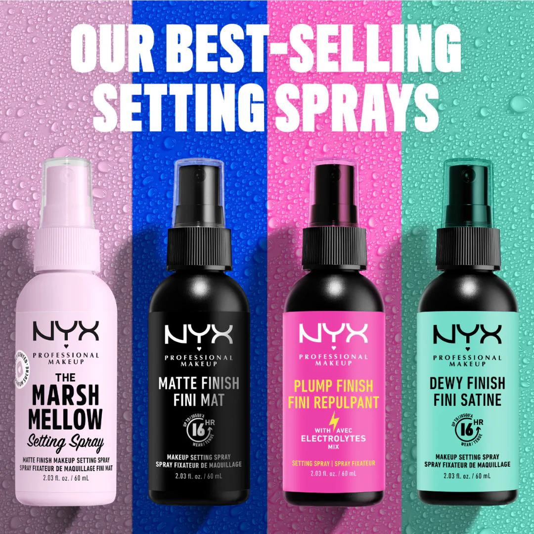 NYX Professional Makeup Setting Spray - Matte Finish, Lightweight, Long-Lasting, Extends Makeup Wear Up to 16 hours, Vegan and Cruelty Free Formula, 60ml - Image 11
