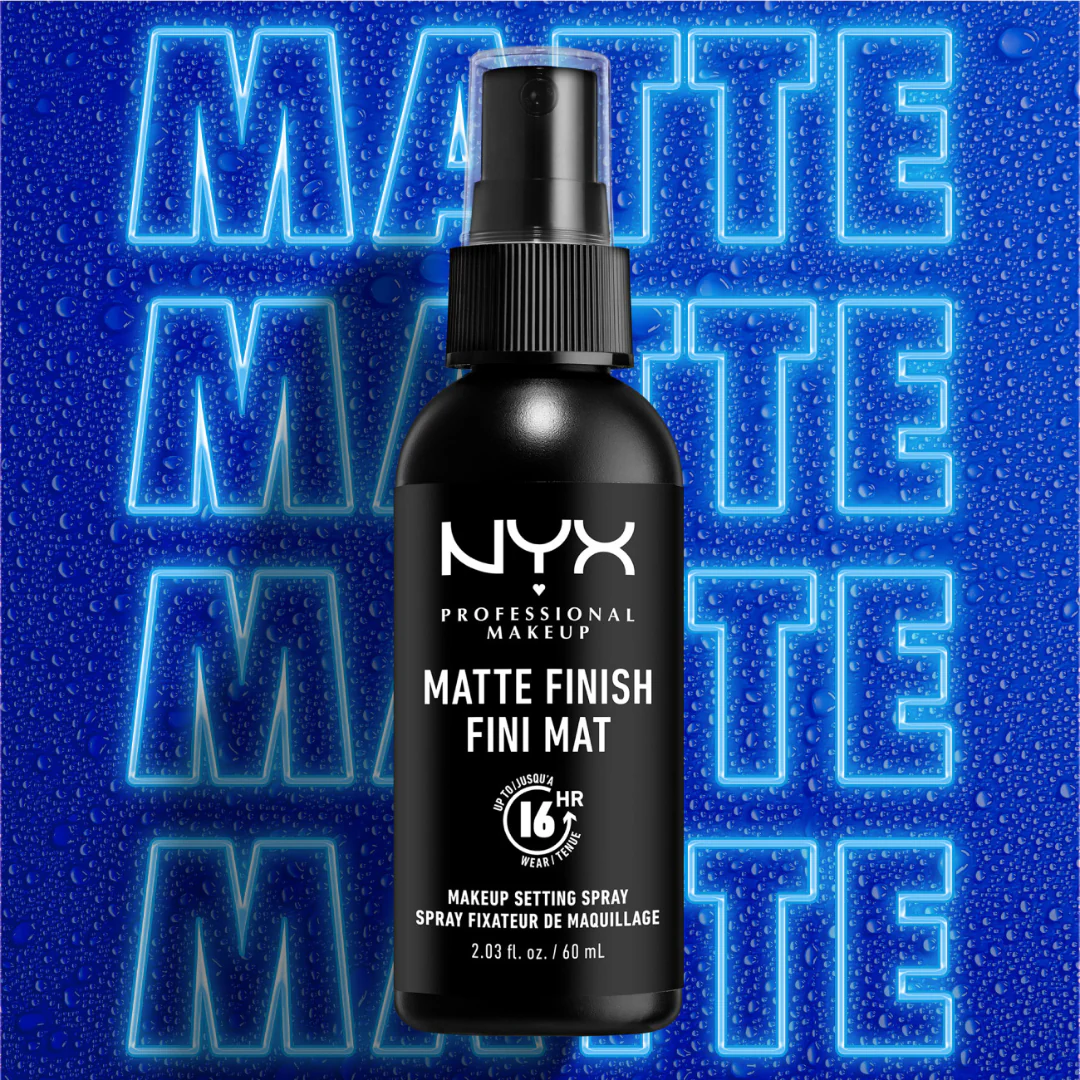 NYX Professional Makeup Setting Spray - Matte Finish, Lightweight, Long-Lasting, Extends Makeup Wear Up to 16 hours, Vegan and Cruelty Free Formula, 60ml - Image 6