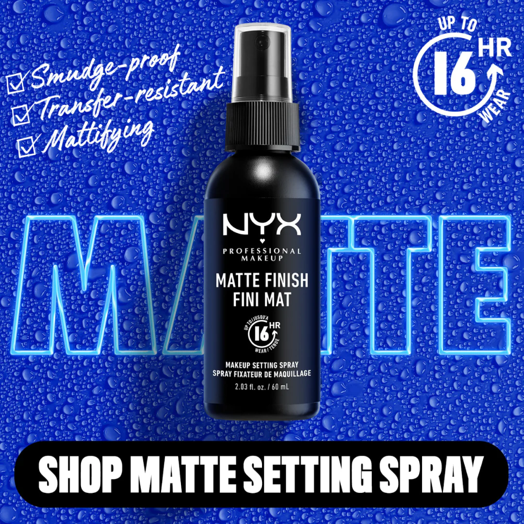 NYX Professional Makeup Setting Spray - Matte Finish, Lightweight, Long-Lasting, Extends Makeup Wear Up to 16 hours, Vegan and Cruelty Free Formula, 60ml - Image 8