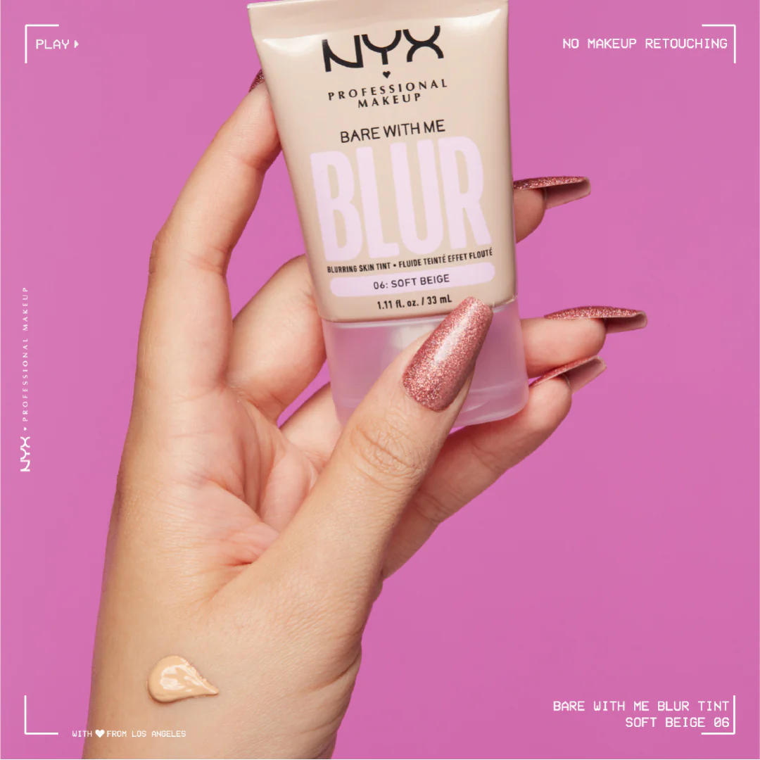 NYX Professional Makeup Bare With Me Blurring Tint Foundation, Medium Coverage, Matte Finish, With Niacinamide, Matcha and Glycerin, 12 Hours Hydrating - Image 10