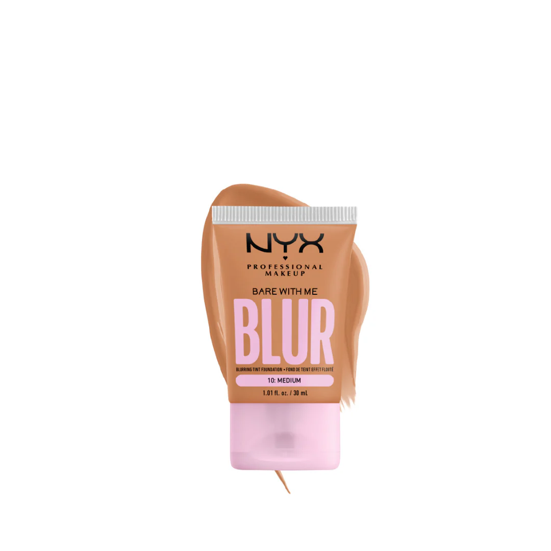 NYX Professional Makeup Bare With Me Blurring Tint Foundation, Medium Coverage, Matte Finish, With Niacinamide, Matcha and Glycerin, 12 Hours Hydrating - Image 17