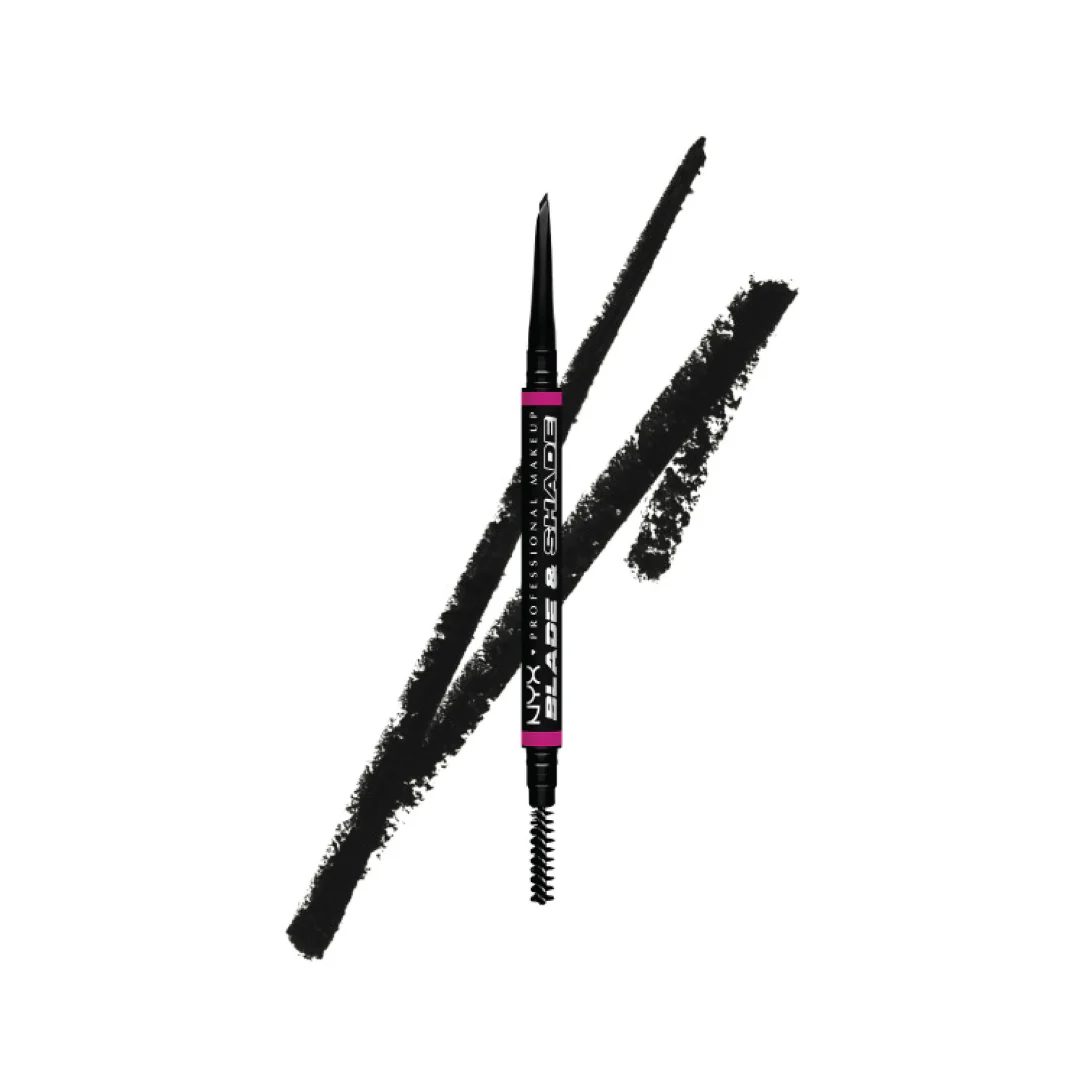 NYX Professional Makeup Blade & Shade, Dual Edged Brow Pencil, Up to 16HR Wear, Smooth-Glide Pigment - Image 10
