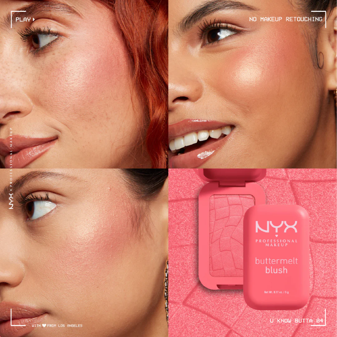 NYX Professional Makeup Buttermelt Blush, Powder Blush, up to 12 H Wear, Fade & Transfer Resistant - Image 3