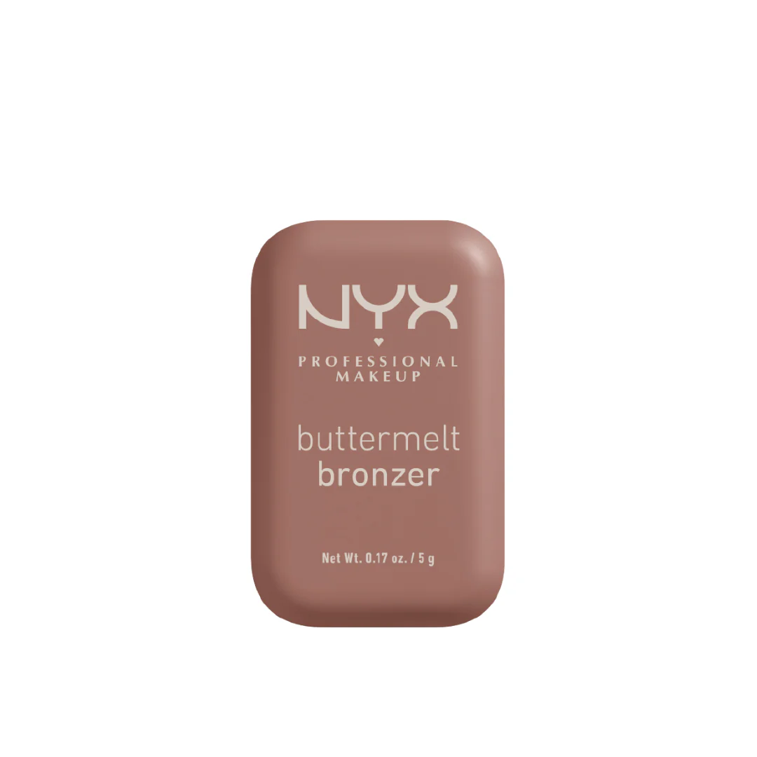 NYX Professional Makeup Buttermelt Bronzer, Powder Bronzer, 12 HR Wear, Fade Resistant & Transfer Resistant, Buildable, Vegan
