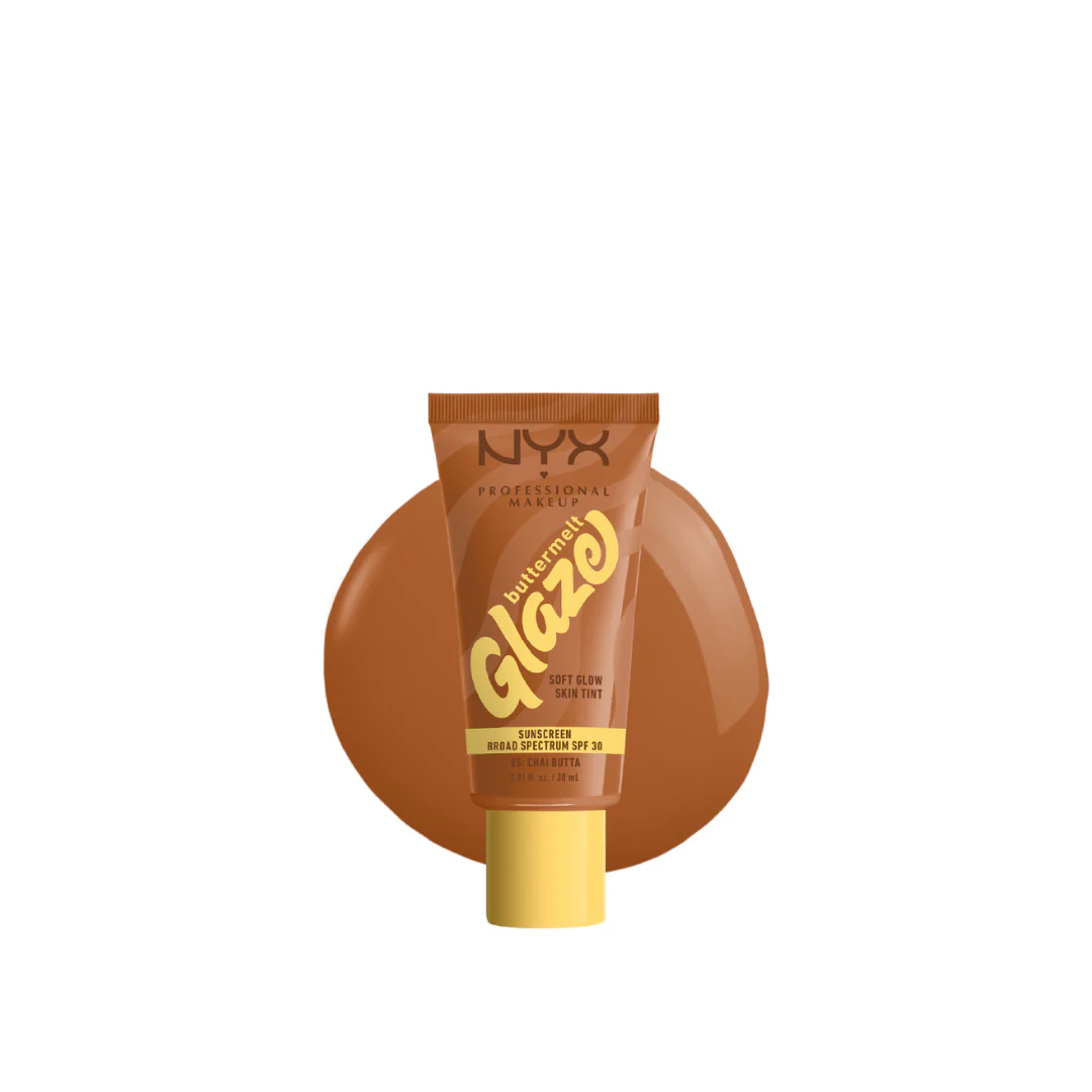 NYX Professional Makeup Buttermelt Glaze Soft Glow Skin Tint + SPF/FPS 30, Foundation, 12h Wear - Image 12