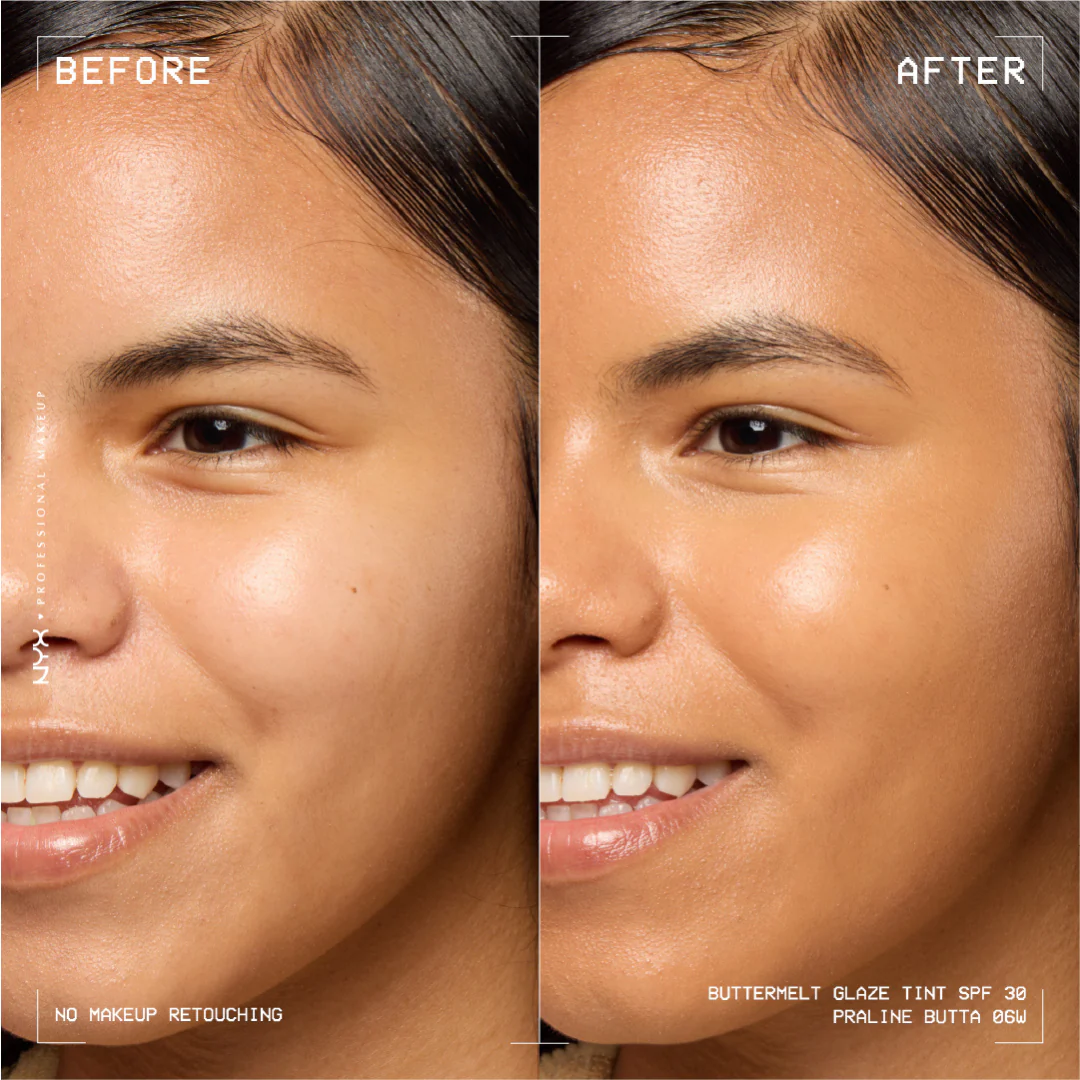 NYX Professional Makeup Buttermelt Glaze Soft Glow Skin Tint + SPF/FPS 30, Foundation, 12h Wear - Image 20