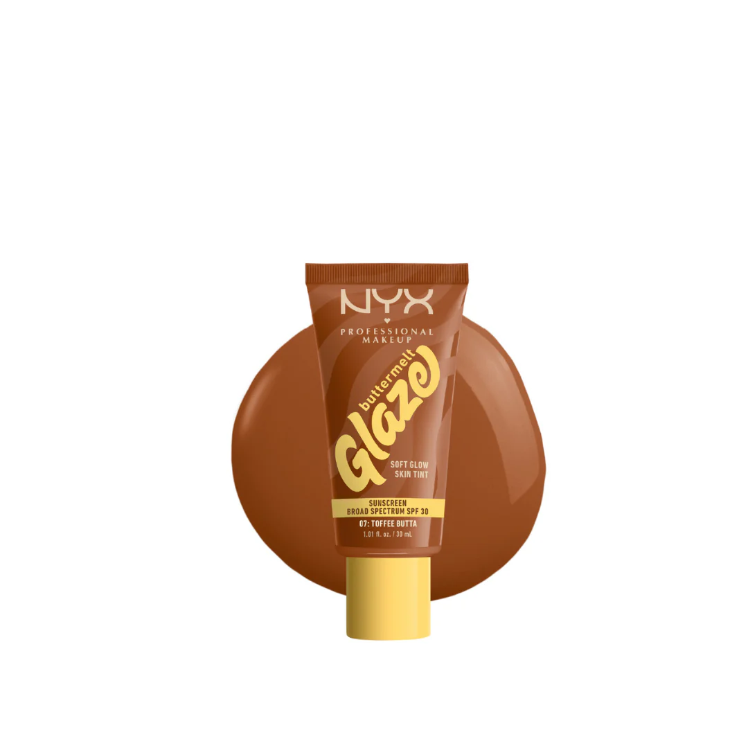NYX Professional Makeup Buttermelt Glaze Soft Glow Skin Tint + SPF/FPS 30, Foundation, 12h Wear - Image 22