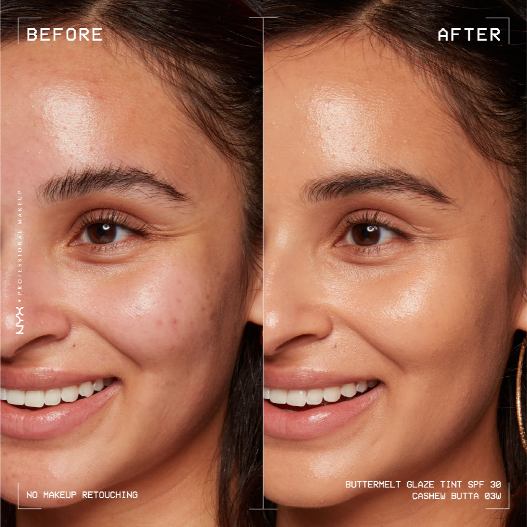 NYX Professional Makeup Buttermelt Glaze Soft Glow Skin Tint + SPF/FPS 30, Foundation, 12h Wear - Image 6