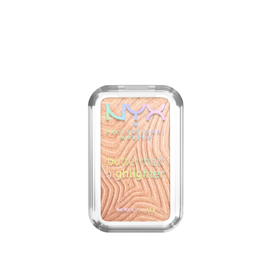 NYX Professional Makeup Buttermelt Highlighter, Powder Highlighter, 12 HR Wear, Fade & Transfer Resistant