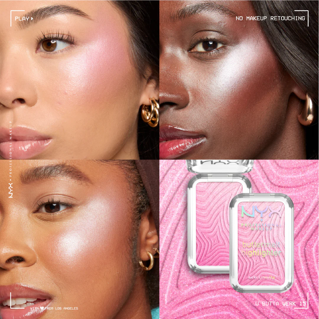 NYX Professional Makeup Buttermelt Highlighter, Powder Highlighter, 12 HR Wear, Fade & Transfer Resistant - Image 10