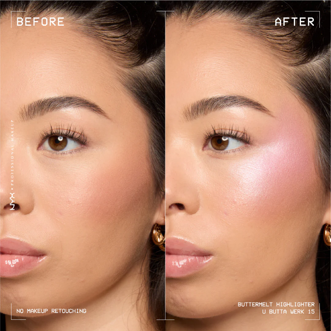 NYX Professional Makeup Buttermelt Highlighter, Powder Highlighter, 12 HR Wear, Fade & Transfer Resistant - Image 12