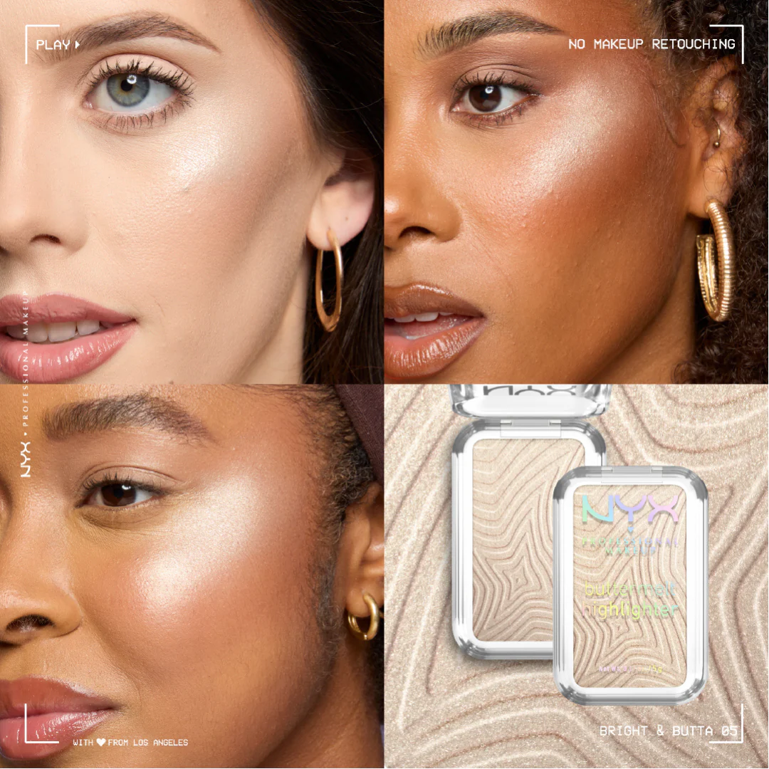 NYX Professional Makeup Buttermelt Highlighter, Powder Highlighter, 12 HR Wear, Fade & Transfer Resistant - Image 18
