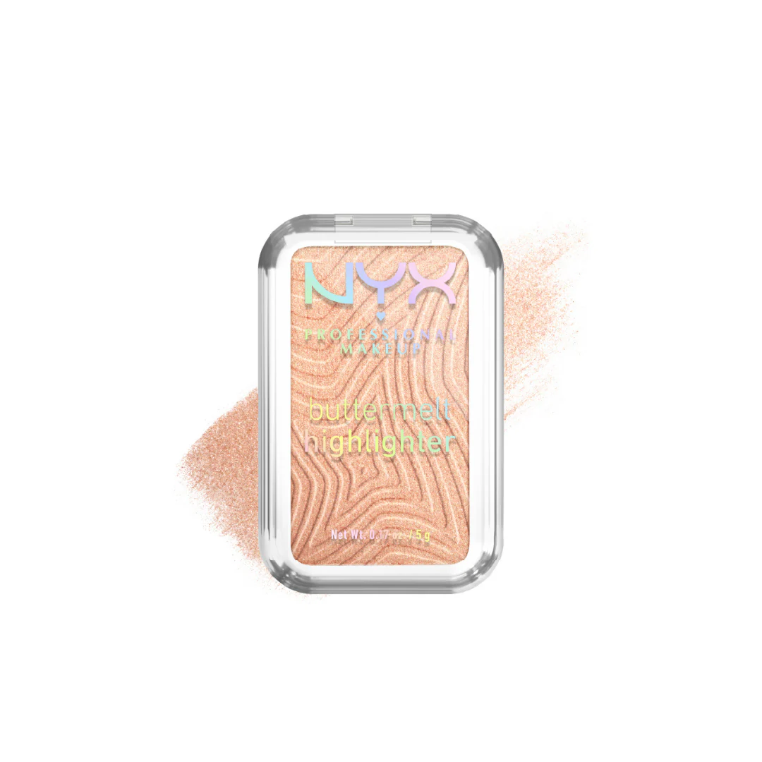 NYX Professional Makeup Buttermelt Highlighter, Powder Highlighter, 12 HR Wear, Fade & Transfer Resistant - Image 2