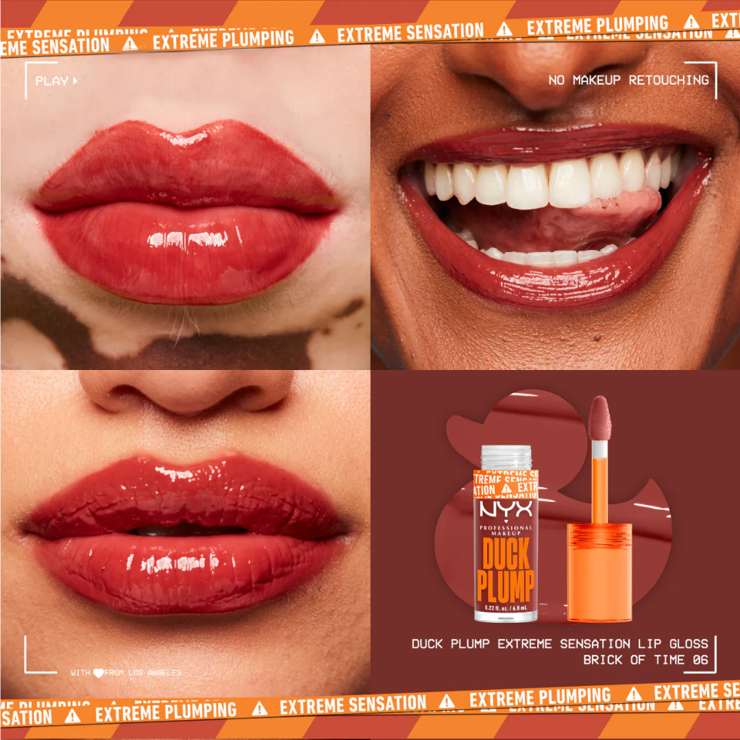 NYX Professional Makeup Duck Plump Lip Plumping Lacquer, High Pigment, High Shine, High Sparkle Lip Gloss - Image 19