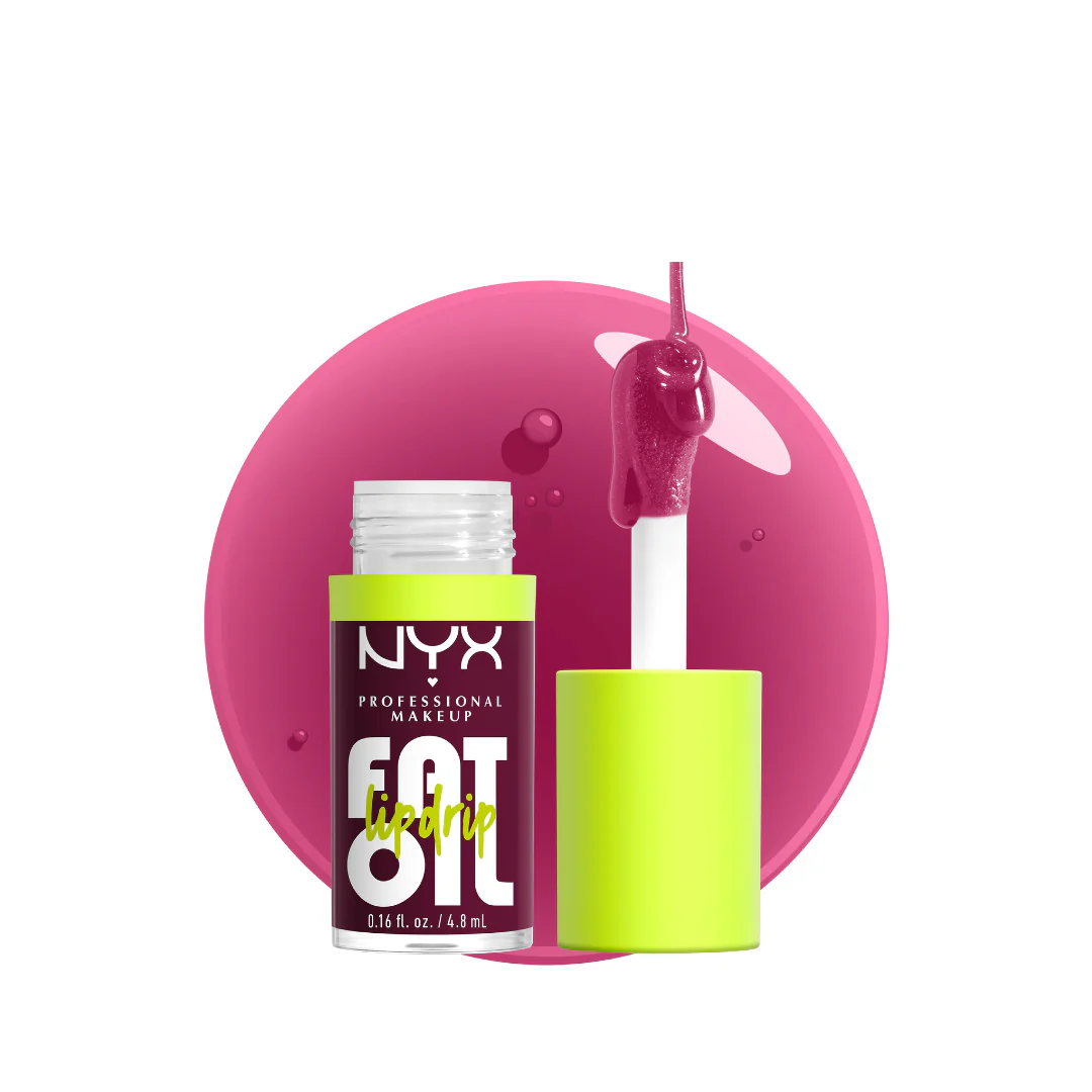NYX Professional Makeup Fat Oil Lip Drip, Moisturizing, Shiny, Vegan Tinted Lip Gloss, Non-Sticky Finish, 12H Hydration, Squalane, Raspberry and Cloudberry Oils - Image 11