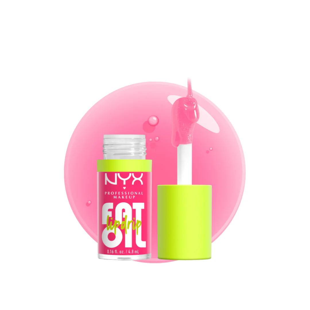 NYX Professional Makeup Fat Oil Lip Drip, Moisturizing, Shiny, Vegan Tinted Lip Gloss, Non-Sticky Finish, 12H Hydration, Squalane, Raspberry and Cloudberry Oils - Image 7