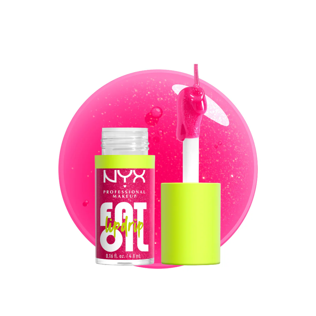 NYX Professional Makeup Fat Oil Lip Drip, Moisturizing, Shiny, Vegan Tinted Lip Gloss, Non-Sticky Finish, 12H Hydration, Squalane, Raspberry and Cloudberry Oils - Image 9