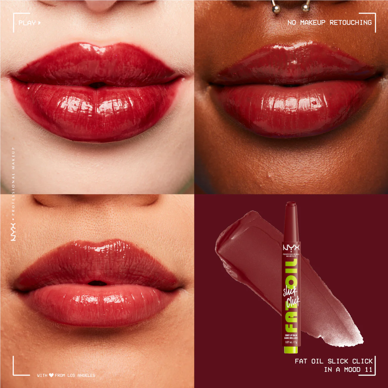 NYX Professional Makeup Fat Oil Slick Click Shiny Lip Balm - Image 12