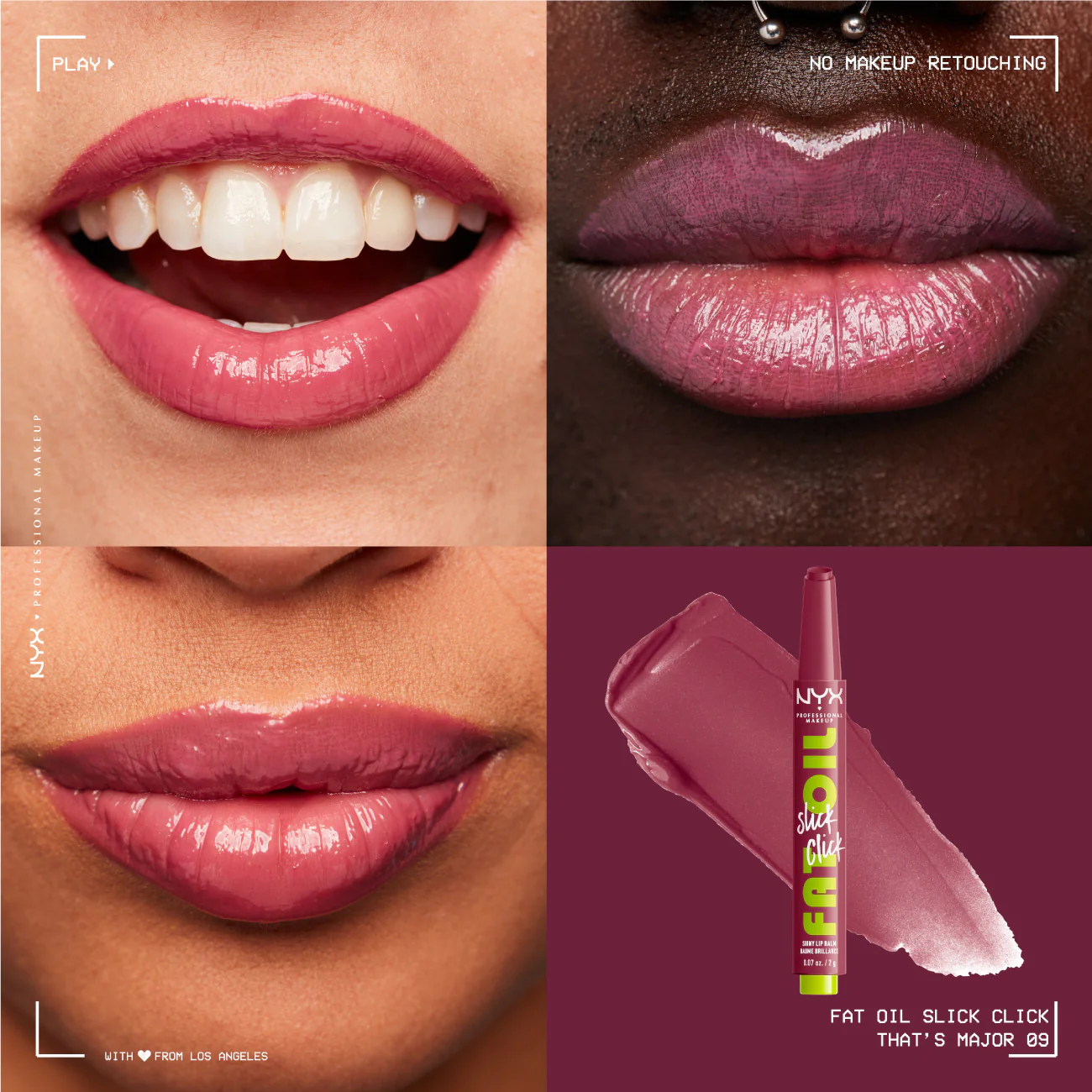 NYX Professional Makeup Fat Oil Slick Click Shiny Lip Balm - Image 18