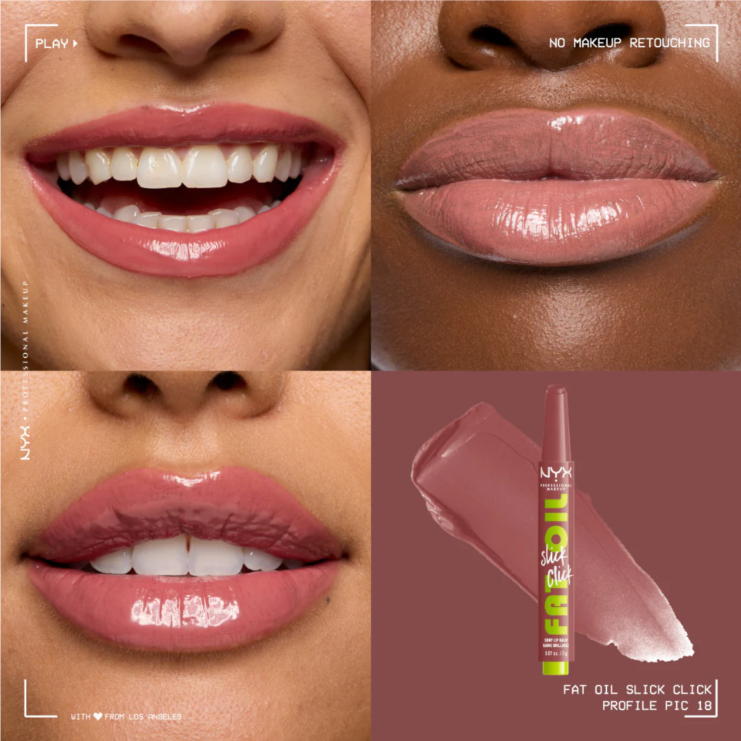 NYX Professional Makeup Fat Oil Slick Click Shiny Lip Balm - Image 24