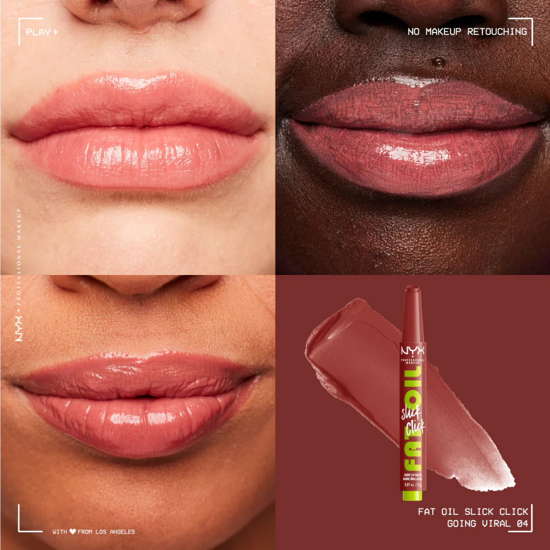NYX Professional Makeup Fat Oil Slick Click Shiny Lip Balm - Image 3