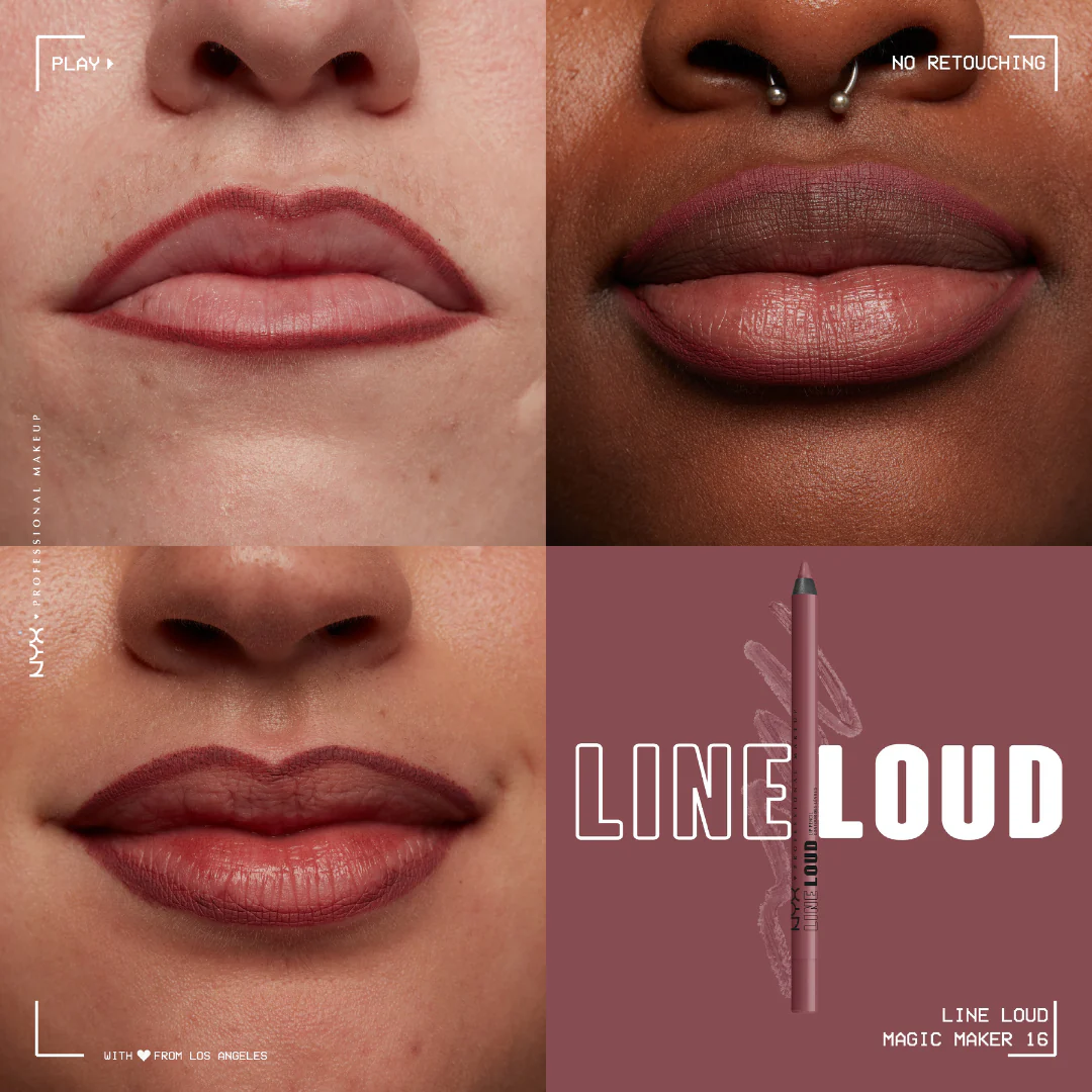 NYX Professional Makeup Line Loud Lip Liner Pencil - Image 3
