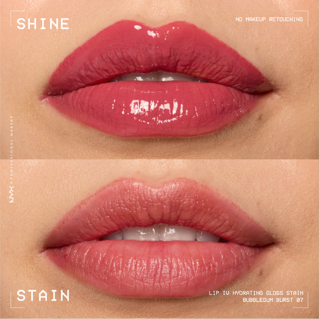 NYX Professional Makeup Lip IV Hydrating Gloss Stain, Lip Gloss, Up to 12HR Hydration, High Pigment, Wet Shine Finish - Image 14