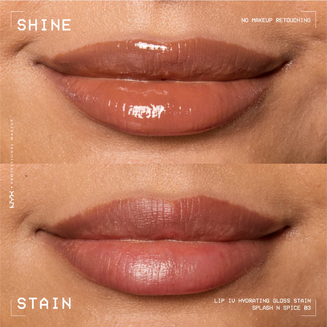 NYX Professional Makeup Lip IV Hydrating Gloss Stain, Lip Gloss, Up to 12HR Hydration, High Pigment, Wet Shine Finish - Image 17