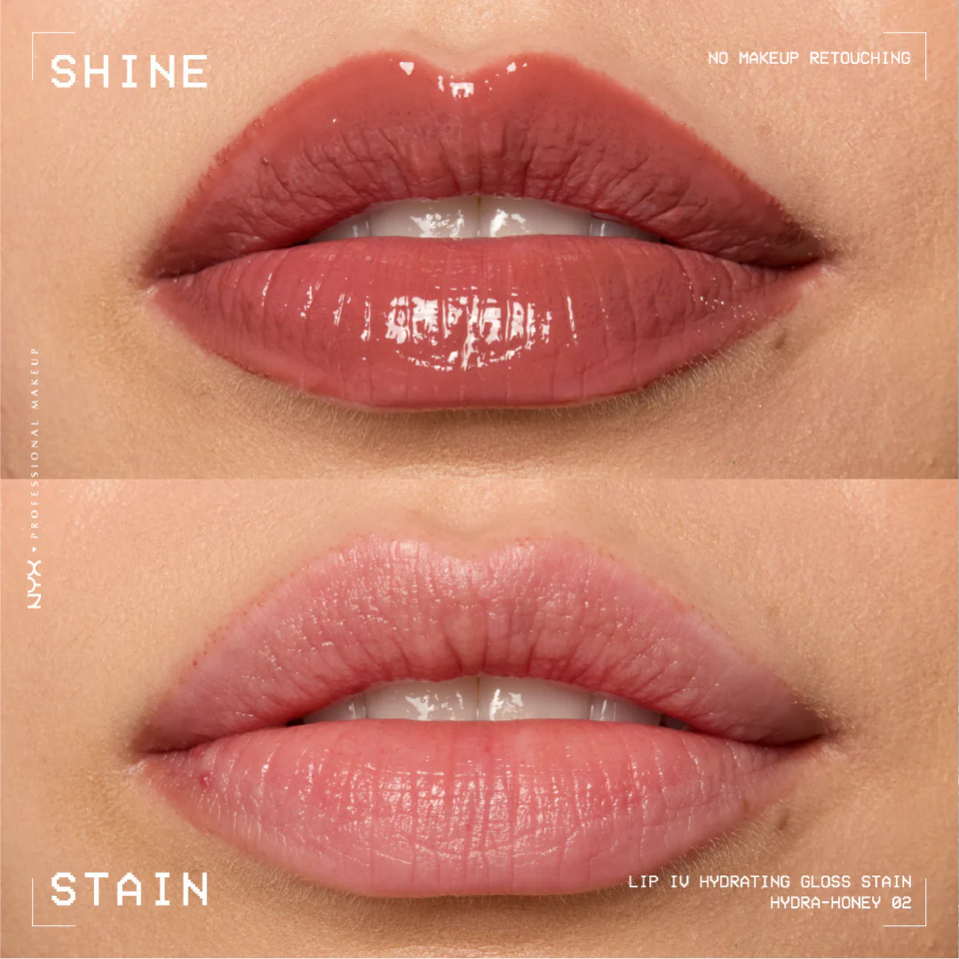 NYX Professional Makeup Lip IV Hydrating Gloss Stain, Lip Gloss, Up to 12HR Hydration, High Pigment, Wet Shine Finish - Image 23