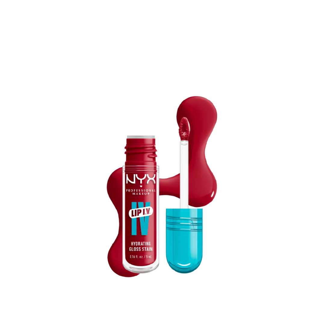 NYX Professional Makeup Lip IV Hydrating Gloss Stain, Lip Gloss, Up to 12HR Hydration, High Pigment, Wet Shine Finish - Image 9