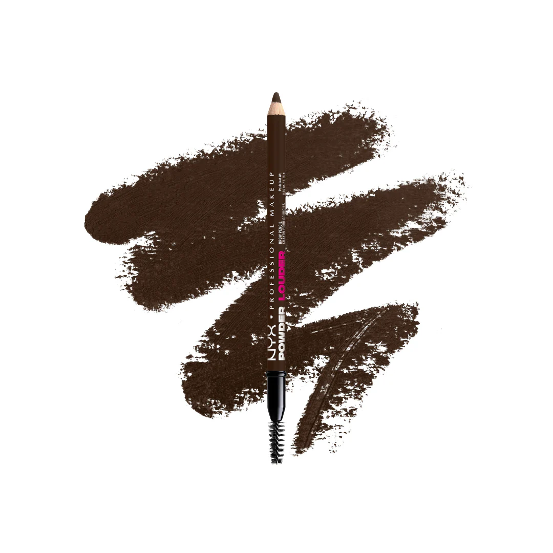 NYX Professional Makeup Powder Louder, Brow Pencil, 12HR Wear, Buildable Micro-Fibers - Image 14
