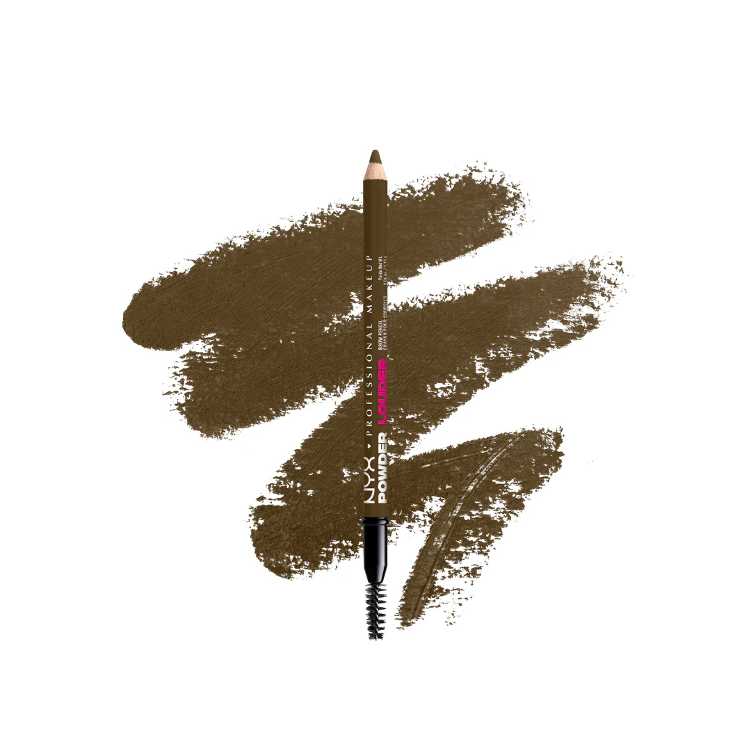 NYX Professional Makeup Powder Louder, Brow Pencil, 12HR Wear, Buildable Micro-Fibers - Image 17