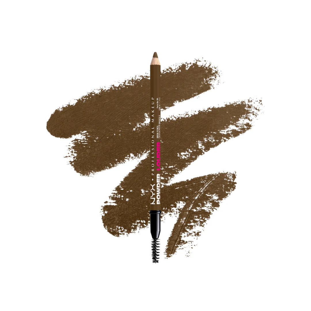 NYX Professional Makeup Powder Louder, Brow Pencil, 12HR Wear, Buildable Micro-Fibers - Image 2