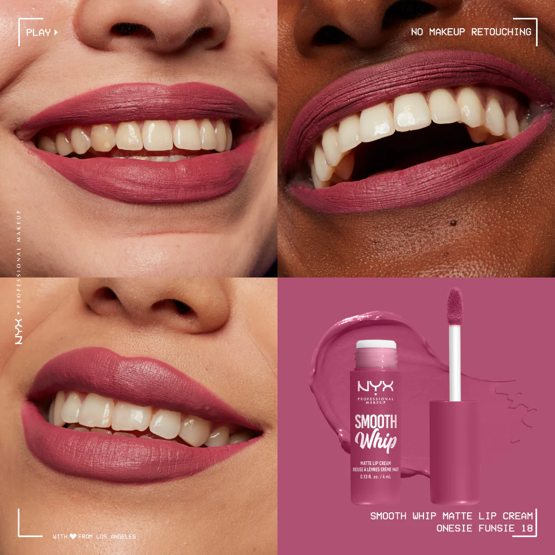 NYX Professional Makeup Smooth Whip Matte Lip Cream, Vegan Liquid Lipstick - Image 18