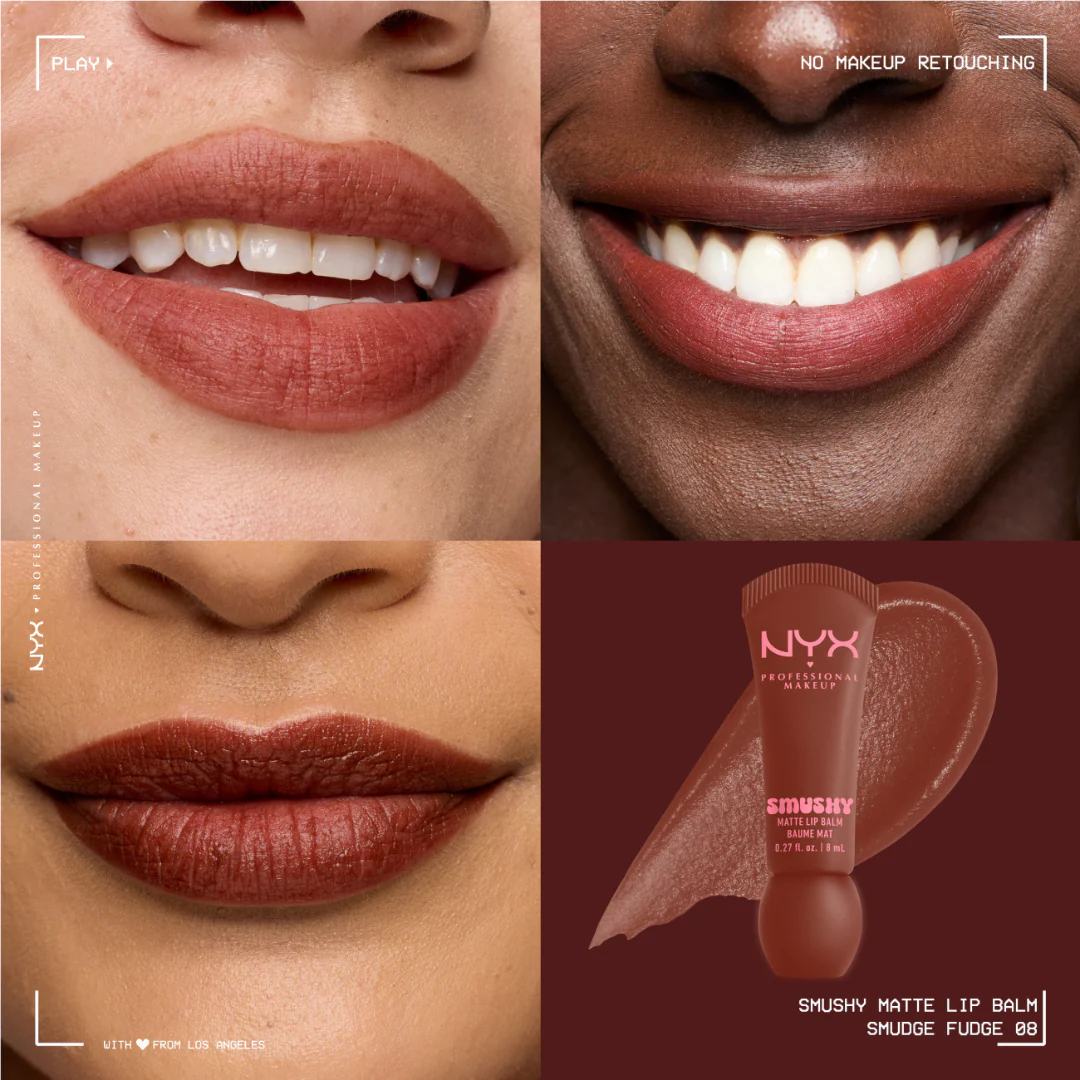 NYX Professional Makeup Smushy Matte Lip Balm, Soft Diffused Color, Matte Finish - Image 15