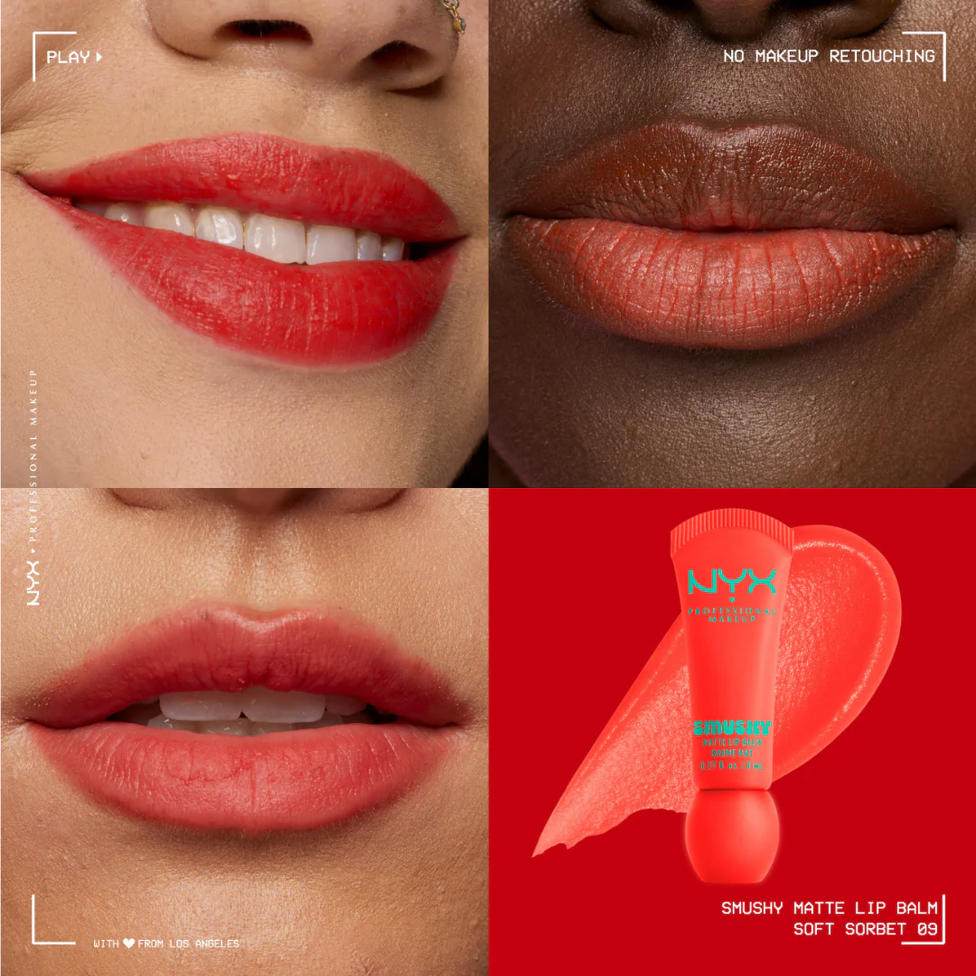 NYX Professional Makeup Smushy Matte Lip Balm, Soft Diffused Color, Matte Finish - Image 43