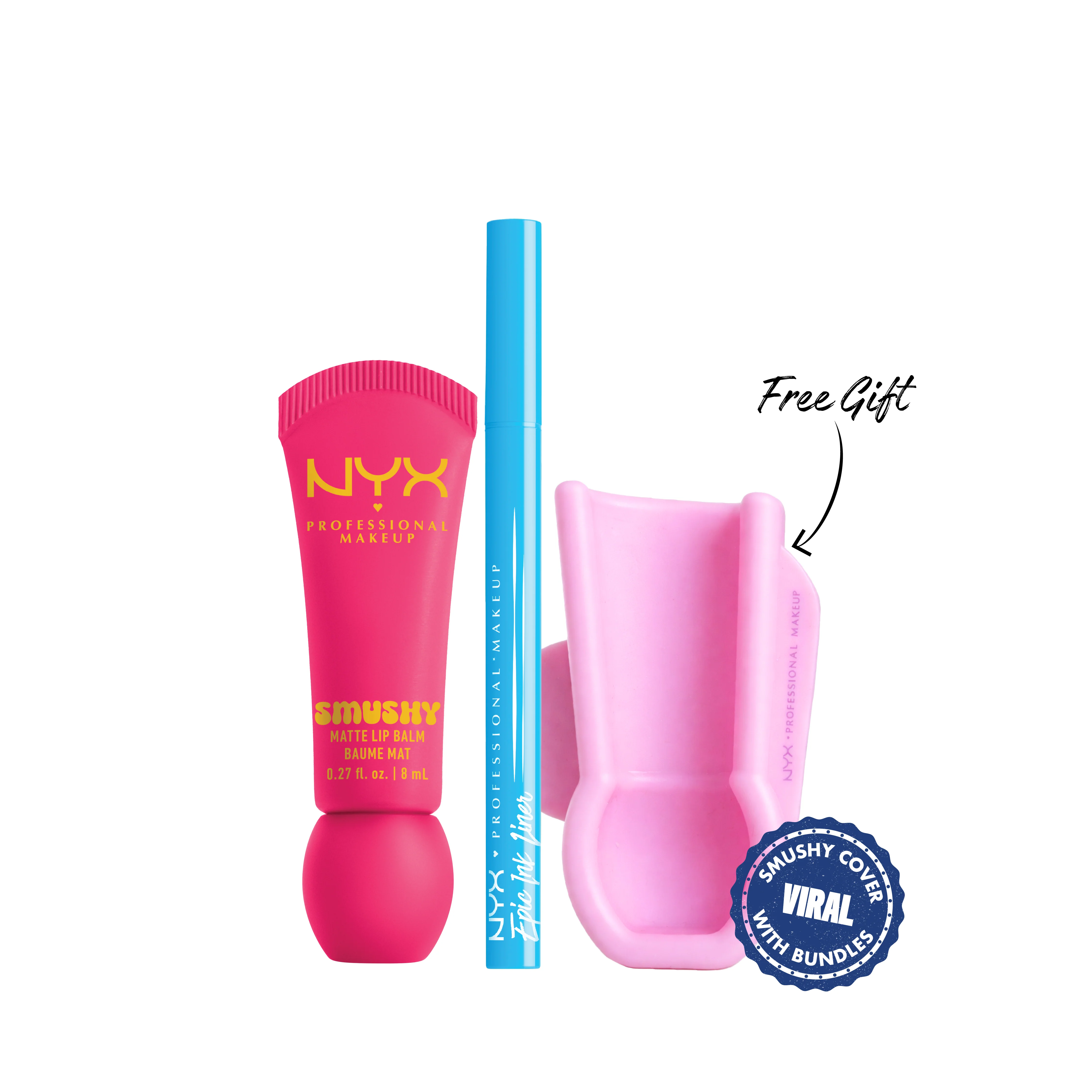 NYX Professional Makeup Smushy x Epic Ink Liner Bundle + Free Smushy Holder