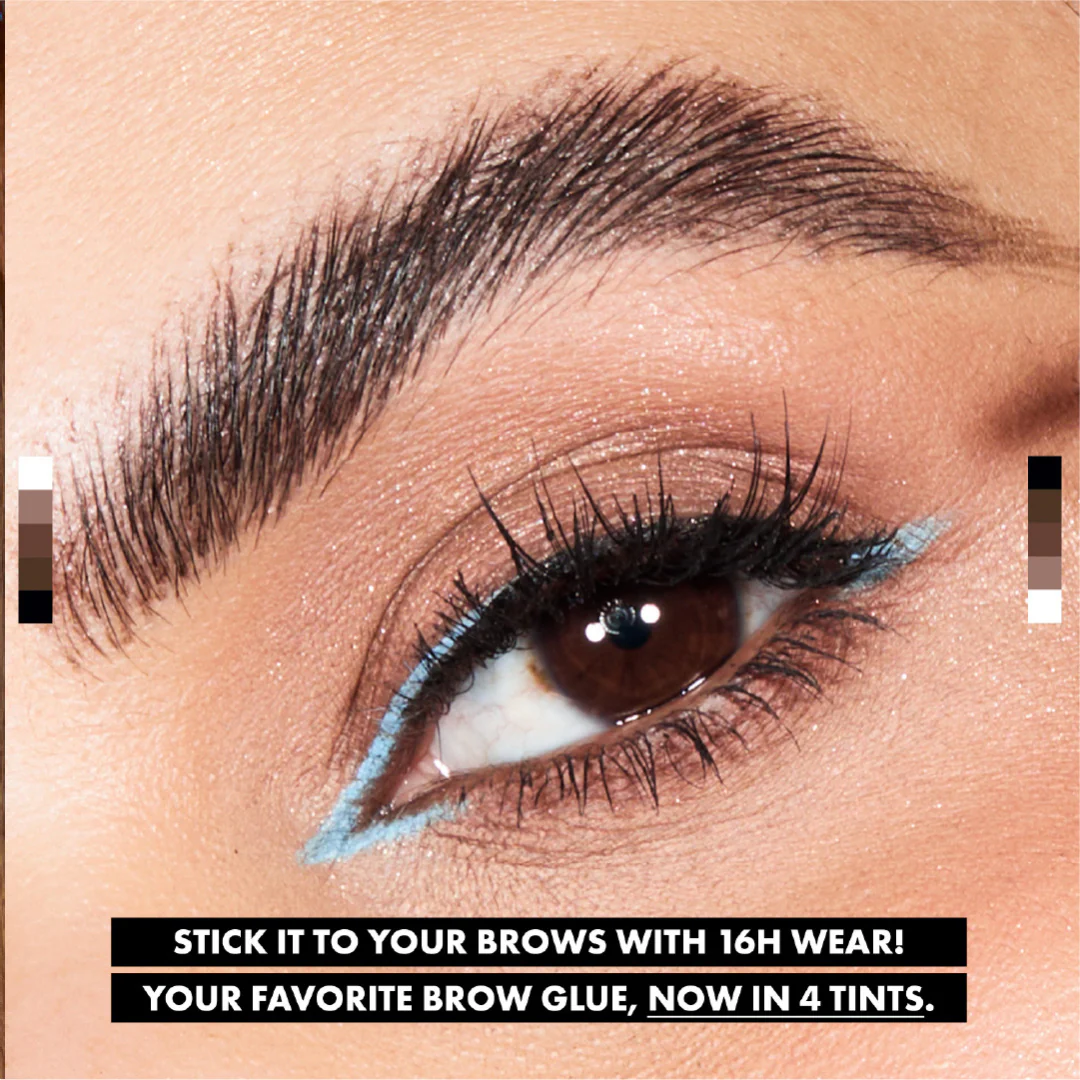 NYX Professional Makeup The Brow Glue Extreme Hold Eyebrow Setting Gel, 16 Hour Hold, Vegan Formula, Natural Finish, Brush Applicator - Image 12