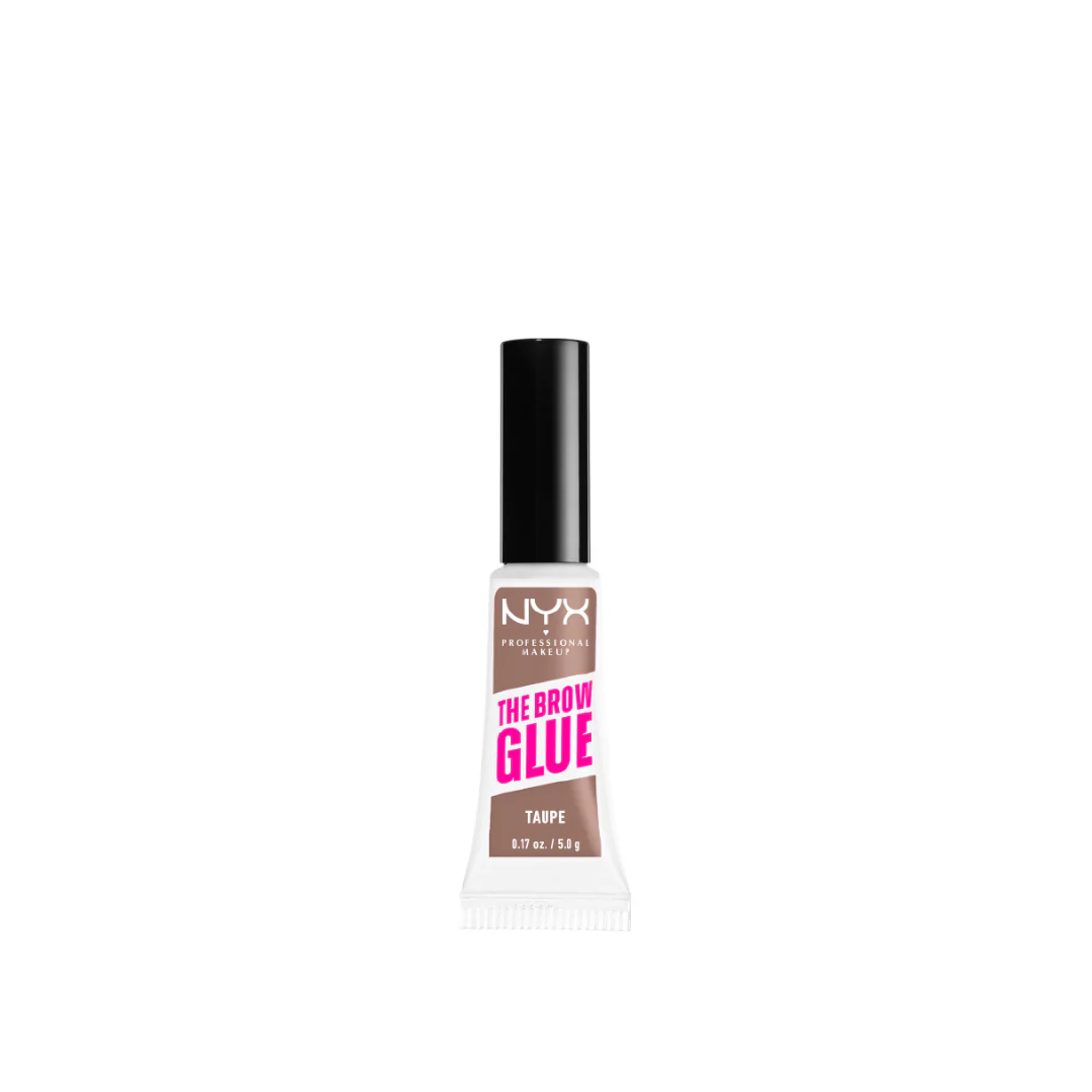 NYX Professional Makeup The Brow Glue Extreme Hold Eyebrow Setting Gel, 16 Hour Hold, Vegan Formula, Natural Finish, Brush Applicator - Image 3